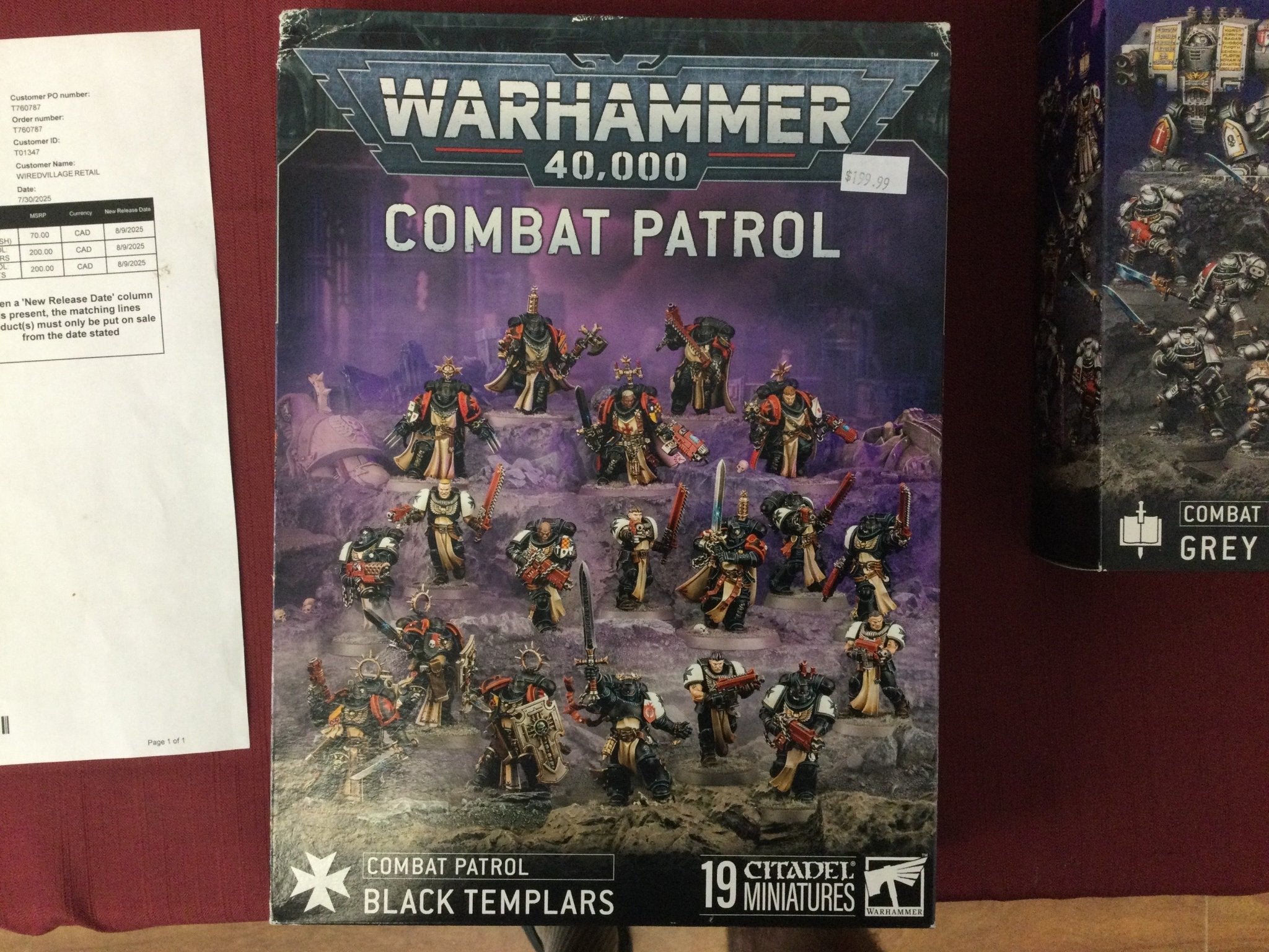 Warhammer Black Templars Combat Patrol - WiredVillage Games - WiredVillage Games
